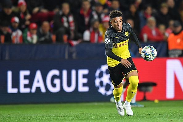 Jadon Sancho didn't start the game for Dortmund